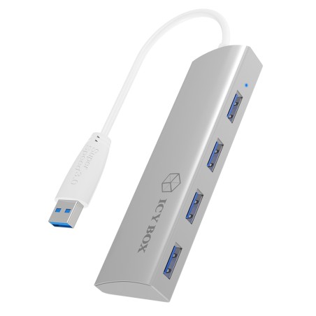 High-Speed ICY BOX 4 Port USB 3.0 Hub - IB-AC6401 for Optimal Connectivity